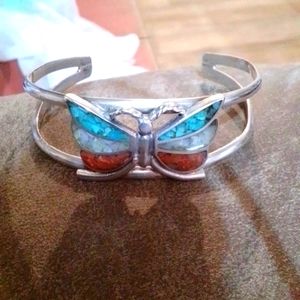 Sterling Silver Butterfly Bracelet